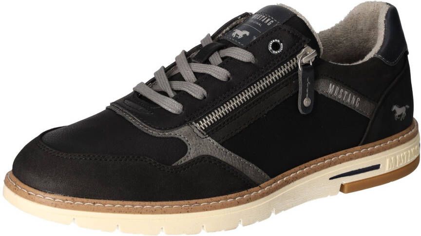 Mustang Shoes Veterschoenen met rits vrijetijdsschoen lage schoen veterschoen