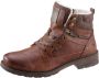 Mustang Shoes Winterlaarsjes met sierrits aan de buitenkant - Thumbnail 3