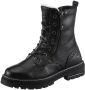 Mustang Shoes Winterlaarzen hakken winter enkellaars veterschoenen nagels en decoratieve naden - Thumbnail 2