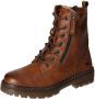 Mustang Shoes Winterlaarzen hakken winter enkellaars veterschoenen nagels en decoratieve naden - Thumbnail 2