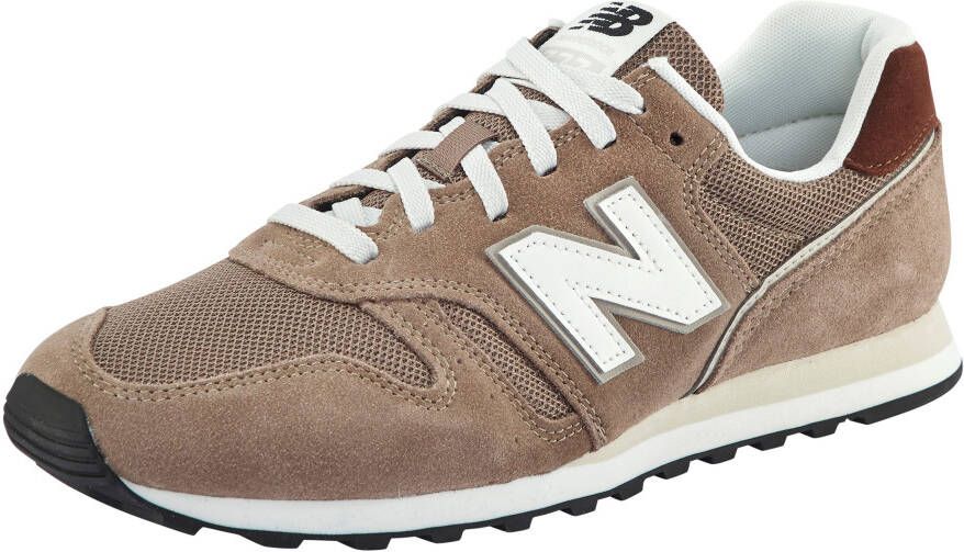 New Balance 373 leren heren sneakers beige Uitneembare zool - Foto 3