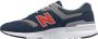 New Balance Classic 997 Heren Sneakers Sport Casual schoenen Blauw CM997HAY - Thumbnail 3