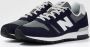 New Balance Classics ML565 Heren Sneakers Sport Schoenen Blauw-Grijs ML565CPC - Thumbnail 4