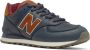 New Balance Classics 574 Heren Sneakers Sport Casual Schoenen Blauw ML574OMC - Thumbnail 2