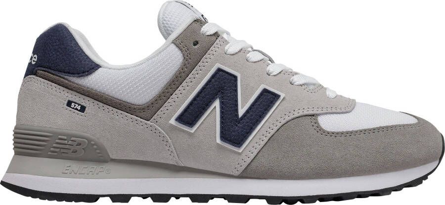 New Balance Logo Bimateriaal Sneakers Grijs Gray Heren - Foto 5