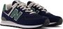 New Balance Classics 574 Heren Sneakers Schoenen Casual Blauw-Groen ML574HL2 - Thumbnail 3