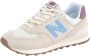 New Balance WL574RDB Volwassenen Lage sneakers Wit beige - Thumbnail 5