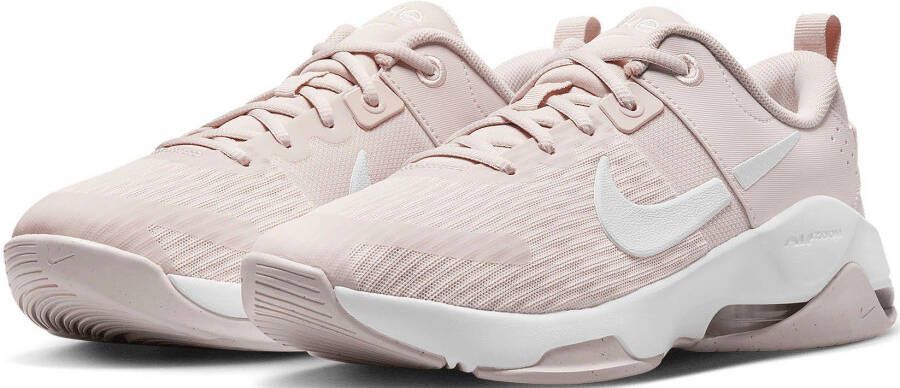 Nike Work-outschoenen voor dames Zoom Bella 6 Barely Rose Diffused Taupe Metallic Platinum White- Dames Barely Rose Diffused Taupe Metallic Platinum White - Foto 3
