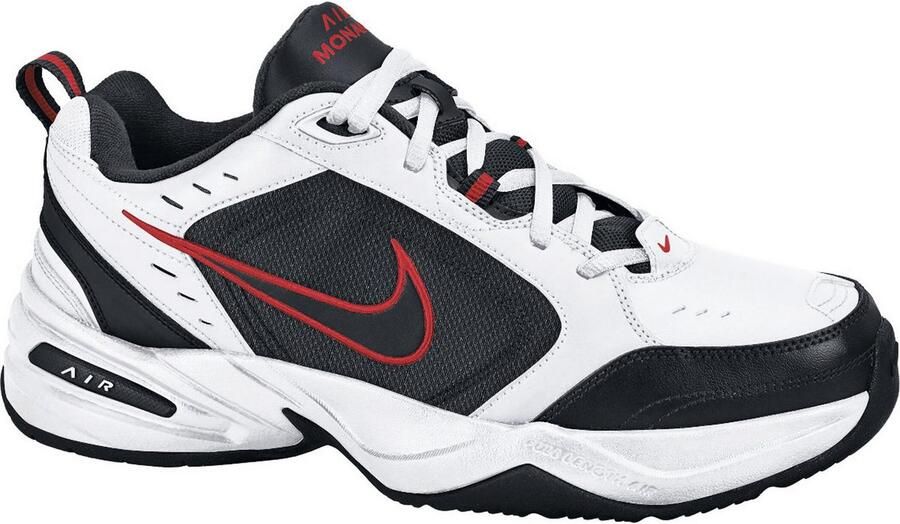 Nike Air Monarch IV Heren Sneakers Schoenen Wit-Zwart 415445 - Foto 4