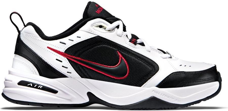 Nike Air Monarch IV Heren Sneakers Schoenen Wit-Zwart 415445 - Foto 7