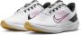 Nike Air Windflo 9 hardloopschoenen wit zwart roze - Thumbnail 2