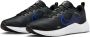 Nike Downshifter 12 Hardloopschoen voor (straat) Anthracite Black White Racer Blue - Thumbnail 3