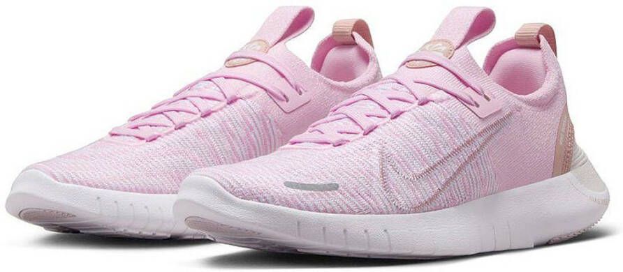 Nike Hardloopschoenen voor dames (straat) Free RN NN Pink Foam Pink Oxford Platinum Tint White- Dames Pink Foam Pink Oxford Platinum Tint White