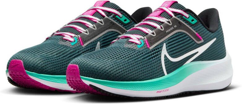 Nike pegas women's road runnin Hardloopschoenen dames neutraal Groen - Foto 2