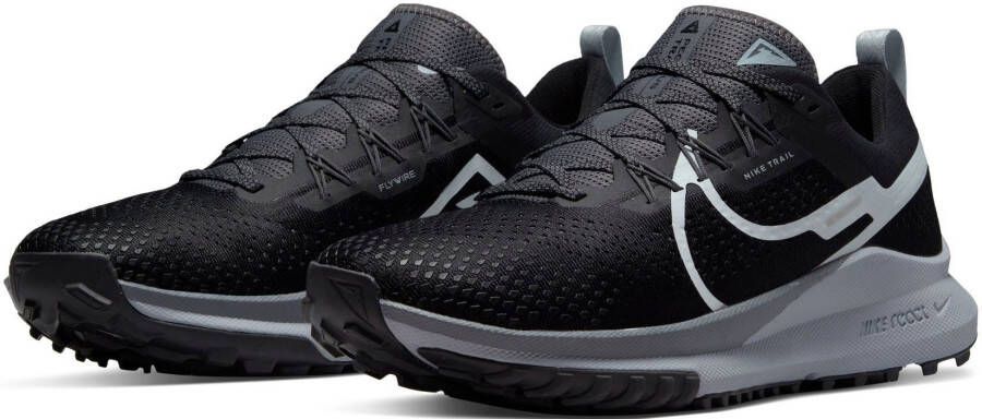 Nike React Pegas Trailrunningschoenen Heren Black Aura Dark Grey Wolf Grey - Foto 3