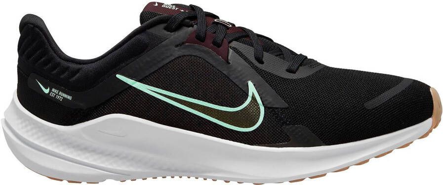 Nike quest 5 hardloopschoenen zwart paars dames