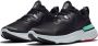 Nike React Miler 2 Sneakers Mannen Zwart Wit Groen - Thumbnail 4