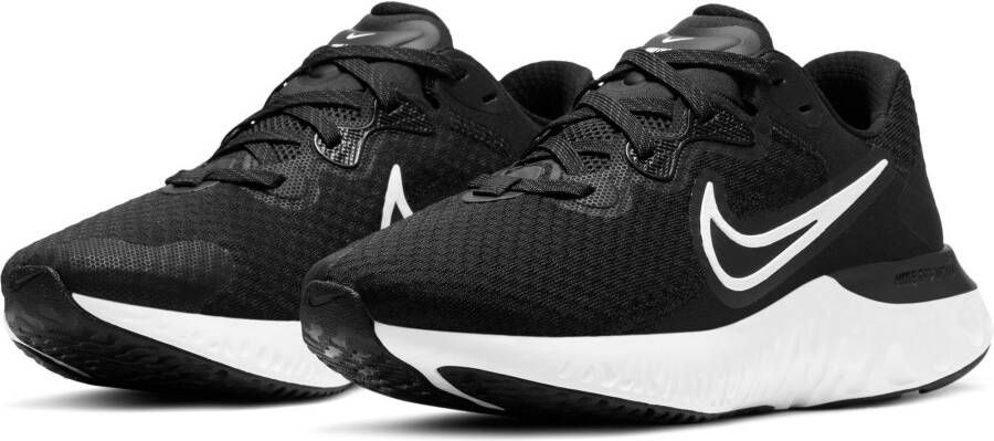 Nike Renew Run 2 hardloopschoenen zwart wit grijs - Foto 3