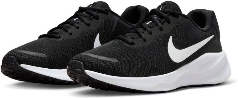 Nike Revolution 7 heren hardloopschoenen Zwart Uitneembare zool - Foto 3