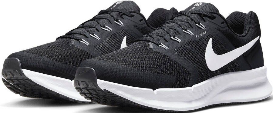 Nike run swift 3 hardloopschoenen zwart wit heren - Foto 3