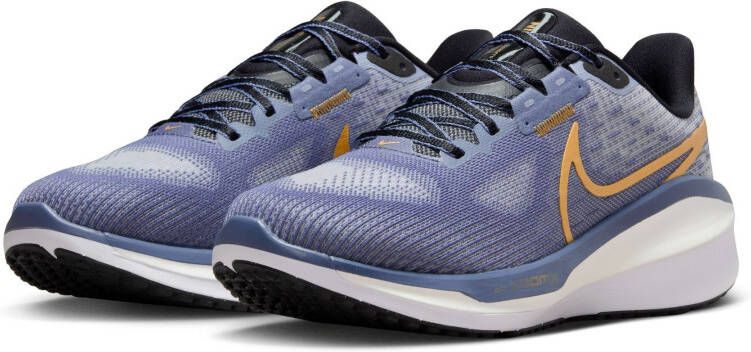 Nike Hardloopschoenen voor dames (straat) Vomero 17 Diffused Blue Ashen Slate White Metallic Gold- Dames Diffused Blue Ashen Slate White Metallic Gold