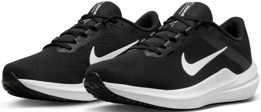 Nike air winflo 10 hardloopschoenen zwart wit heren - Foto 2