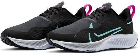 Nike zoom pegasus 37 shield hardloopschoenen zwart/roze dames ...