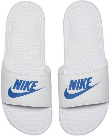 Nike Benassi JDI Slipper voor heren White White Varsity Royal Heren - Foto 2