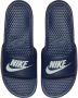 Nike Benassi ""Just Do It."" Sandal Slippers Unisex Navy - Thumbnail 4