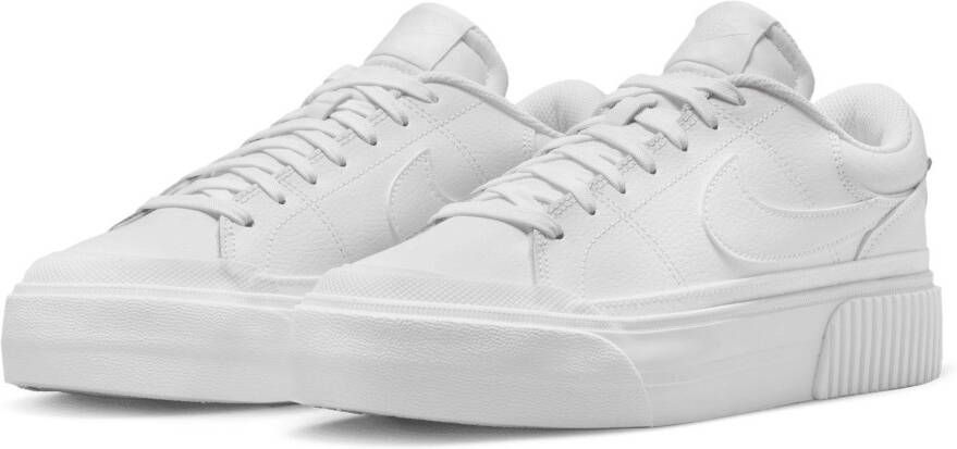 Nike Legacy Lift Lage Sneaker Wit Zwart Oranje White Dames - Foto 11