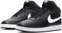 Nike Wmns Court Vision Mid Zwarte Sneaker 37 5 Zwart - Thumbnail 10