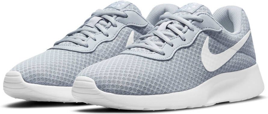 Nike Tanjun Dames Sneakers Wolf Grey White Barely Volt Black - Foto 3