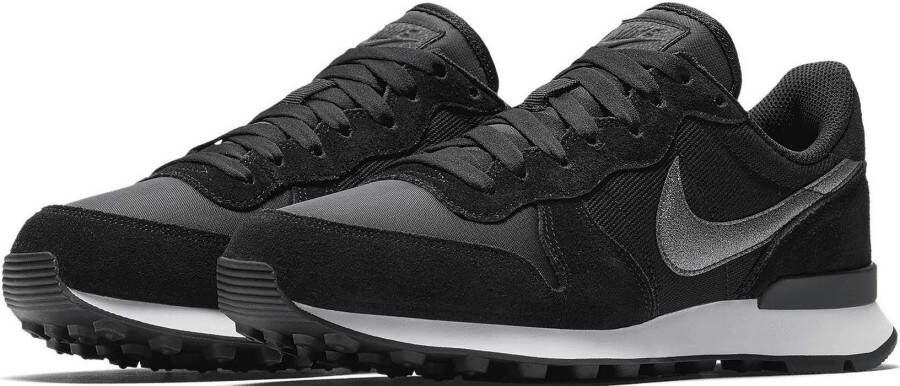 Nike Internationalist Glitter Damesschoen Black White Black - Foto 1