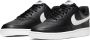 Nike Court Vision Low Sneakers Black White-Photon Dust - Thumbnail 8