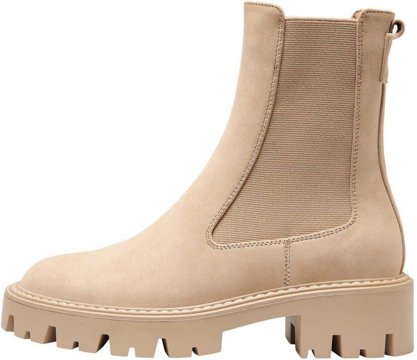 ONLY Shoes Chelsea-boots ONLBETTY-1 blokhak laarsjes instapschoen met opvallende profielzool - Foto 3
