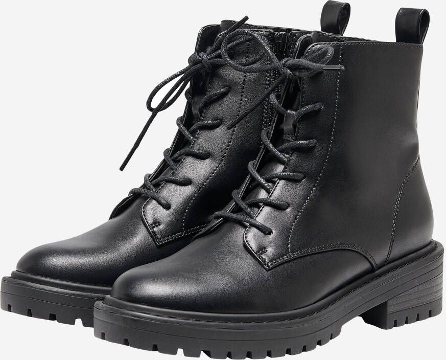 ONLY Shoes Hoge veterschoenen ONLBOLD-17 blokhak veterschoen laarsjes met aantrekband - Foto 2