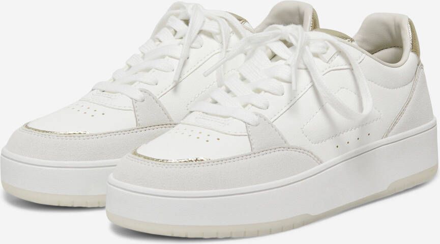 ONLY Shoes Plateausneakers ONLSAPHIRE-1 met gepolsterde schaprand vrijetijdsschoen lage schoen veterschoen