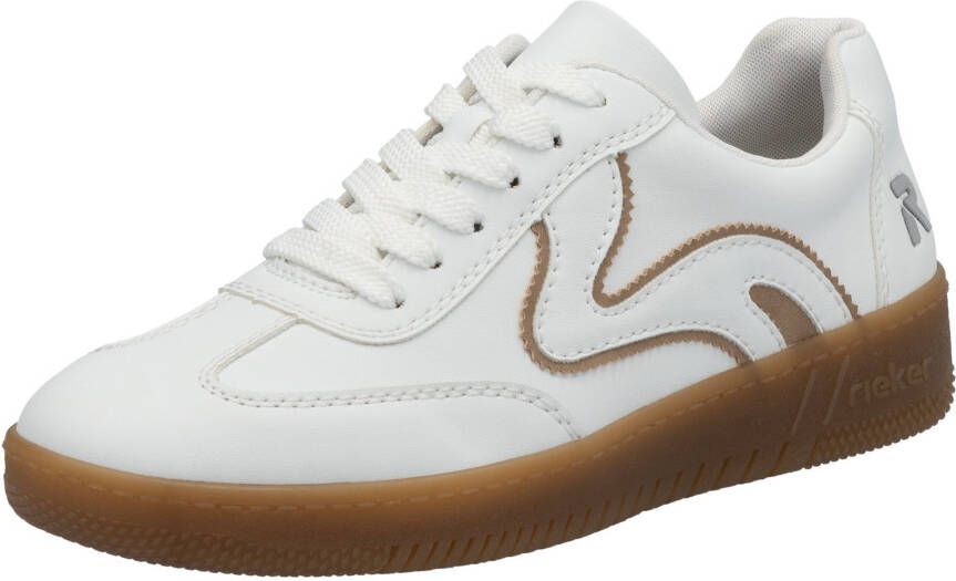 OTTO RIEKER Sport Plateausneakers vrijetijdsschoen lage schoen veterschoen in vegan uitvoering