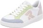 OTTO RIEKER Sport Plateausneakers veterschoenen lage schoen vrijetijdsschoen met pastelkleuren accenten - Thumbnail 2