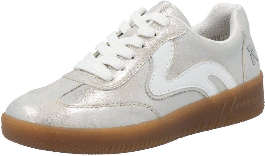 OTTO RIEKER Sport Plateausneakers vrijetijdsschoen lage schoen veterschoen in vegan uitvoering