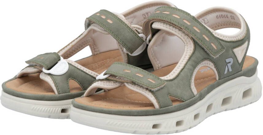 OTTO RIEKER Sport Sandalen Outdoorsandalen zomerschoen sandaal plateauhak met klittenbandsluitingen