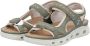 OTTO RIEKER Sport Sandalen Outdoorsandalen zomerschoen sandaal plateauhak met klittenbandsluitingen - Thumbnail 4