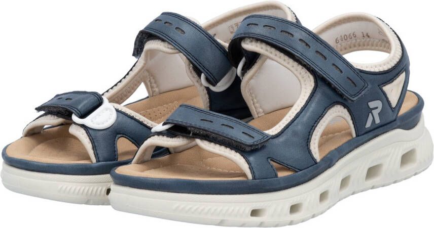 OTTO RIEKER Sport Sandalen Outdoorsandalen zomerschoen sandaal plateauhak met klittenbandsluitingen