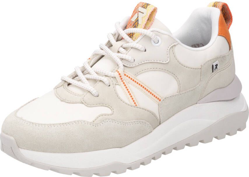 OTTO RIEKER Sport Sneakers met sleehak Bel Air vrijetijdsschoen lage schoen veterschoen met uitneembaar voetbed