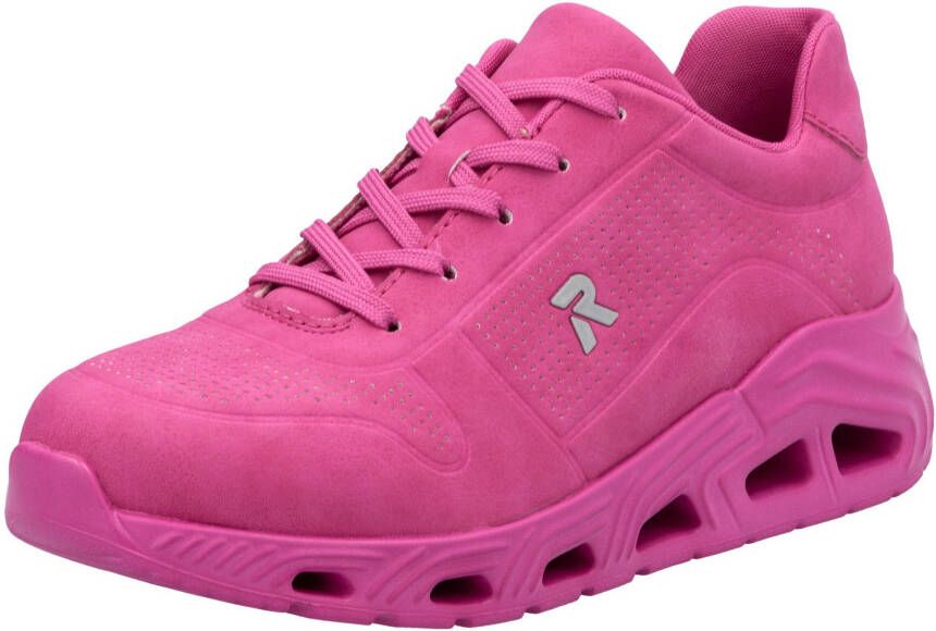 OTTO RIEKER Sport Sneakers met sleehak Dakota veterschoenen lage schoen vrijetijdsschoen in vegan verwerking