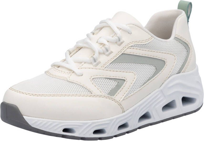 OTTO RIEKER Sport Sneakers met sleehak lage schoen veterschoen vrijetijdssneaker met gepolsterde schacht