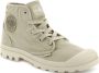 Palladium Womens Pampa Hi Veterboots Laarzen Met Veters Dames Beige - Thumbnail 4