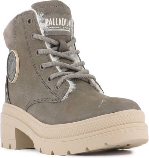 Palladium PALLARISE NBK WL Hoge sneakersVeterbootsDames veterschoenenDames sneakersHalf-hoge schoenen Groen - Foto 10