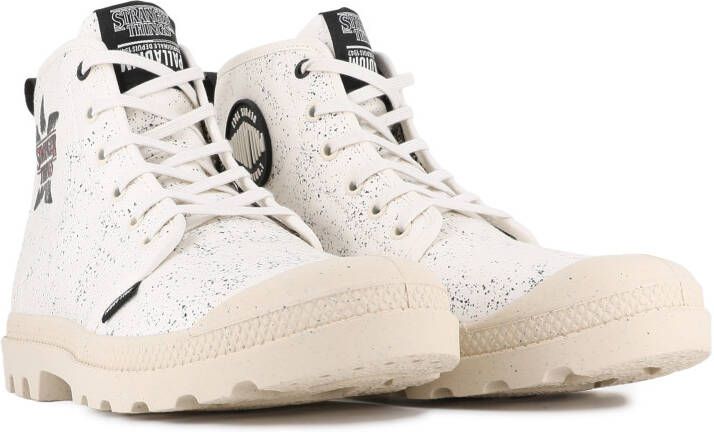 Palladium Veterschoenen STRANGER THINGS X PAMPA DEMODOG Veterlaarzen van canvas met print