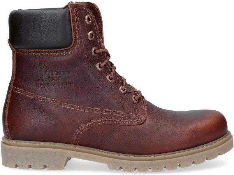 Panama Jack Hoge veterschoenen Panama 03 met opzij gestempeld logo